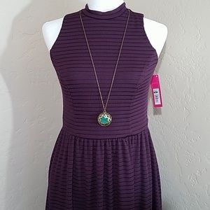 Xhilaration Dark Purple Sleeveless Dress